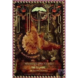  Doves Fillmore Concert Poster F466