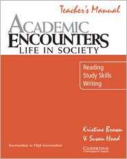 Academic Encounters Life in Society Teachers manual Reading, Study 