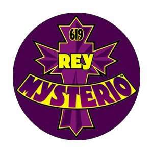  WWE Rey Mysterio Logo Button B WWE 0017 Toys & Games