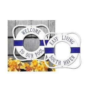  Whitehall Two Line Life Ring Wall Plaque (1555 WP): Home 