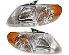 NEW PAIR 01 03 PLYMOUTH VOYAGER HEADLIGHT HEAD LIGHT LAMP (Fits 