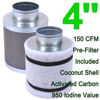   efficiency Coconut Shell Activated Carbon Air Filter for Hydroponics