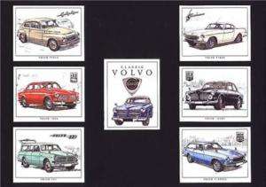 Volvo, P1800,123GT,1800ES, Classic Car Mounted cards  