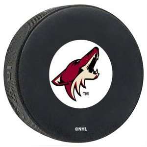   Phoenix Coyotes NHL Team Logo Autograph Hockey Puck