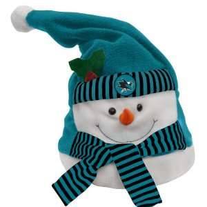  8 NHL San Jose Sharks Animated Musical Christmas Snowman 