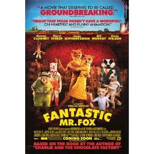  Fantastic Mr. Fox Final Movie Poster Single Sided Original 