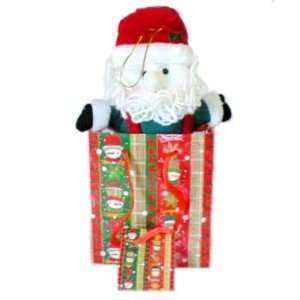  Christmas Plush Santa in Gift Bag Promotion Case Pack 144 