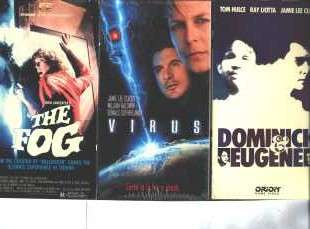 Jamie Lee Curtis VHS Virus The Fog Dominick Eugene  