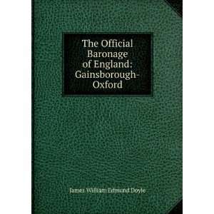   of England Gainsborough Oxford James William Edmund Doyle Books