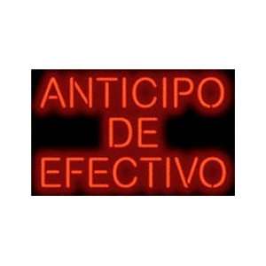  Spanish Cash Advance (Anticipo De Efectivo) Neon Sign 
