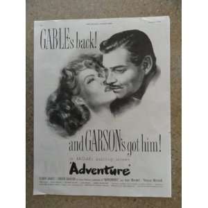   Garson)Original vintage 1946 The Saturday Evening Post Magazine Print
