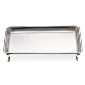    Sonoma Home Silver Footed Rectangular Soap Dish