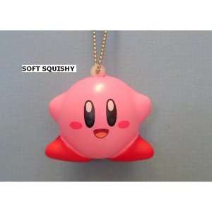 Nintendo Kirby Soft Squishy Figure Keychain Kirby Open Mouth  