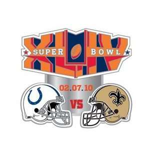 Indianapolis COLTS vs New Orleans SAINTS Super Bowl XLIV 44 Collector 