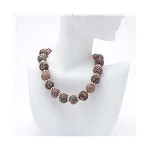 Kaden Collection Retired Large Bead Necklace with Swarovski Crystal