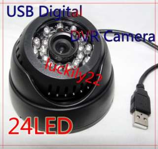 NEW IR Night Vision Color Digital DVR Dome Camera USB  