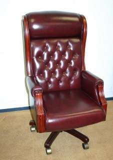 LAZBOY leather Tufted Executive judges High Back Chair  