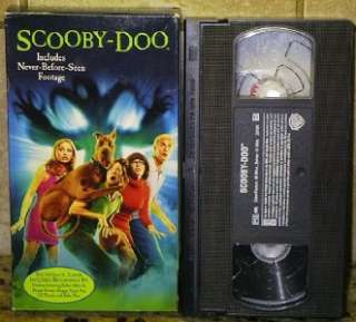 Scooby Doo Movie VHS FREE U.S. SHIPPING 085392243631  