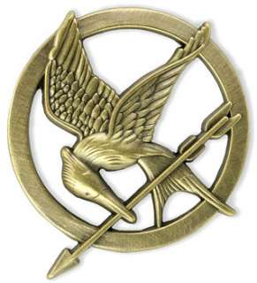 The Hunger Games Movie Mockingjay Pin Authentic Prop Replica Jewelry 