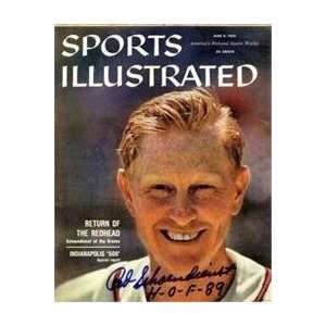  Red Schoendienst autographed Sports Illustrated Magazine 