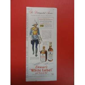 Dewars White Labeland Victoria Vat whiskey Print Ad. buy U.S. War 