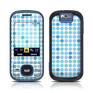  Dots Turquoise Design Skin Decal Sticker for the Samsung Exclaim 