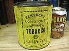 KENTUCKY LONG CUT TOBACCO AUG. BECK & CO TIN OLD VINTAGE CAN LIGGETT 