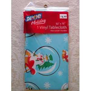 Dixie Holiday Vinyl Tablecloth, 52 x 70  Kitchen 