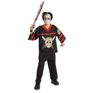  Jason Hockey Jersey and Mask Child Costume: Toys & Games
