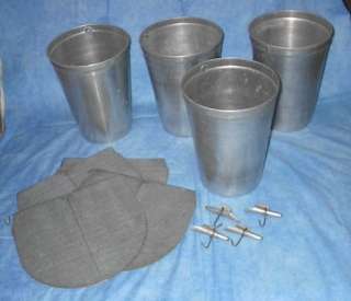 Aluminum Maple Syrup Sap Buckets+Lids+Spiles VERMONT  