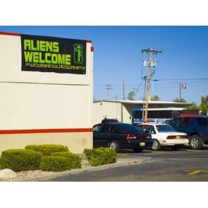  Arbys Restaurant, Aliens Welcome Sign, Roswell, New Mexico 