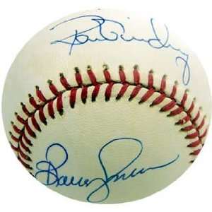 Ron Guidry Autographed Ball   & Bobby Murrer  Sports 