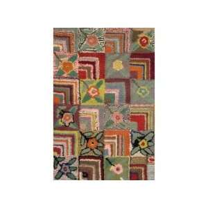   Albert Rugs Hooked Gypsy Rose Wool Contemporary Rug: Home & Kitchen