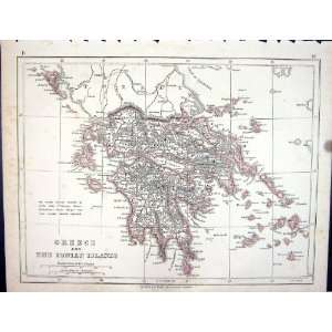   1853 Greece Ionian Islands Morea Livadia Gulf Arkadia