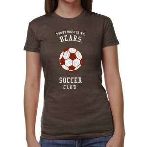  Brown Bears Ladies Club Juniors Tri Blend T Shirt   Brown 