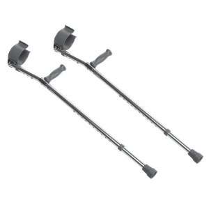    Duro Med Standard Forearm Crutches, Gray: Health & Personal Care