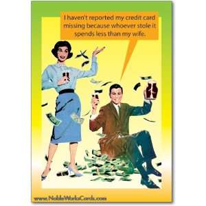  Funny Fathers Day Card Credit Card Missing Humor Greeting 