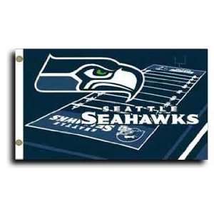  Seattle Seahawks NFL Field Flags: Sports & Outdoors