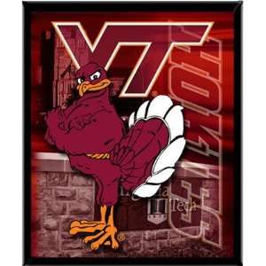  Virginia Tech Hokies VT NCAA Basketball 8 X 10 Framed 