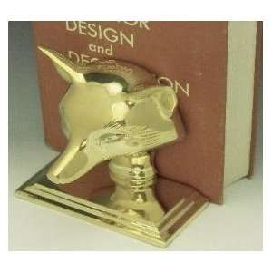  Mayer Mill Brass Smooth Fox Book Ends: Everything Else