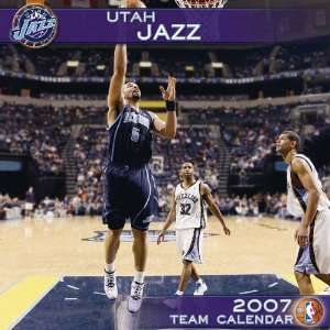  Utah Jazz 12x12 Wall Calendar 2007