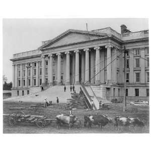  US Treasury Building,Washington,DC,1860,construction