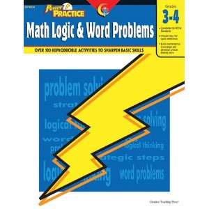 Math Logic & Word Problems Gr 3 4