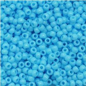  Toho Round Seed Beads 11/0 #43 Opaque Blue Turquoise 8 