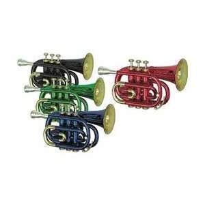  Amati ATR 314 Bb Pocket Trumpet (Red) Musical Instruments