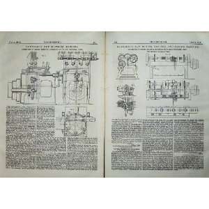  1876 Engineering Hartnell Nut Boring Tapping Machine