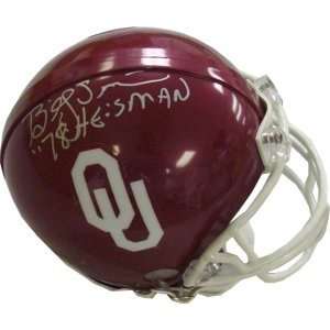   Sims signed Oklahoma Sooners Mini Helmet 78 Heisman