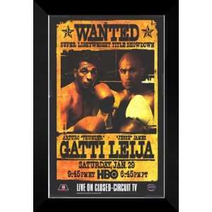  Arturo Gatti Vs James Leija 27x40 FRAMED Boxing Poster 
