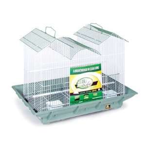  Clean Life Triple Roof Cage in Green and White: Pet 