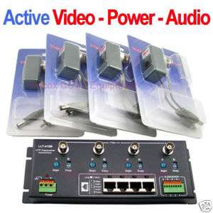   Power Audio) Balun BNC to Cat5/6 UTP Cable for CCTV Camera DVR  